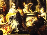 Idolatry of Solomon - Italian painter Sebastiano Conca, 18th century